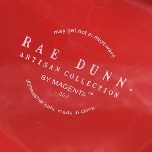 Rae Dunn Happy Wife Red Coffee/Tea Drinking Mug/Cup Collectible - Picture 6 of 7